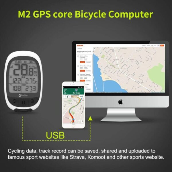Computadora Meilan M2 Oval GPS